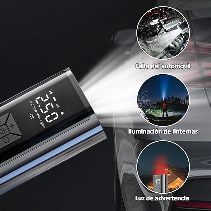 COMPRESOR DE AIRE CON WIRELESS DIGITAL EG-216