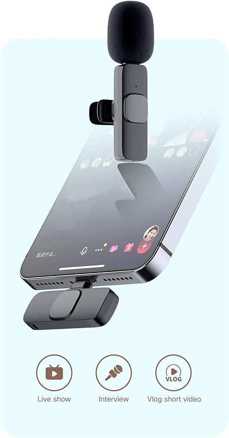 MICRÓFONO INALÁMBRICO USBC ANDROID