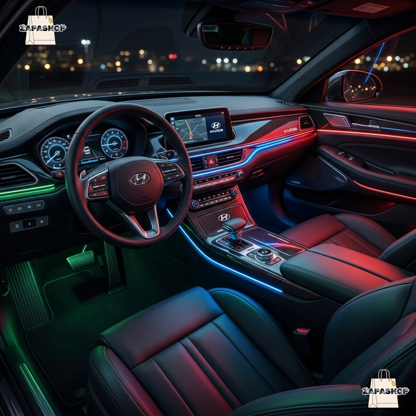 Las luces que hacen voltear cabezas — Cinta LED que transforma tu carro al instante