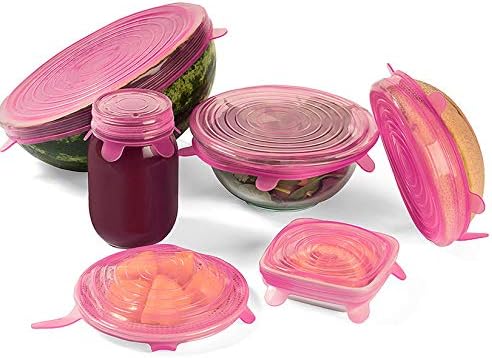 TAPAS DE SILICON REDONDAS SET DE 6 UND
