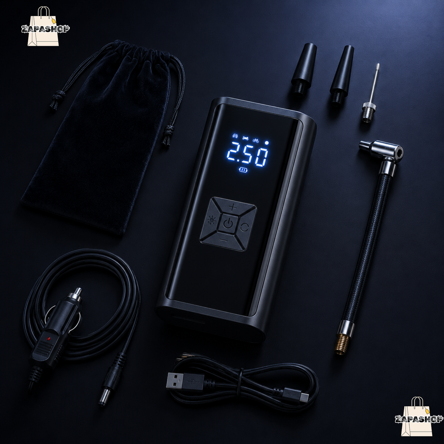 COMPRESOR DE AIRE CON WIRELESS DIGITAL EG-216