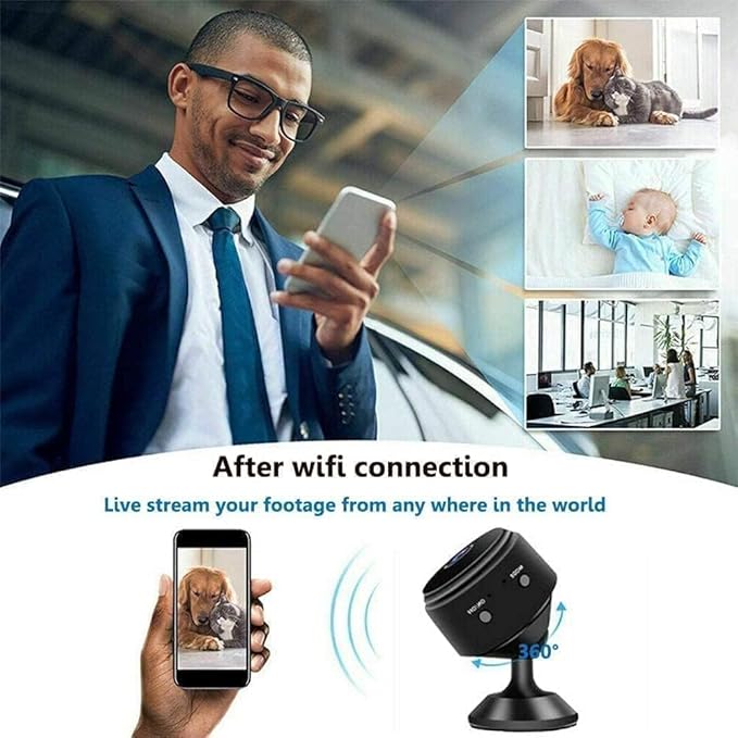 MINI CAMARA ESPIA- CON WIFI