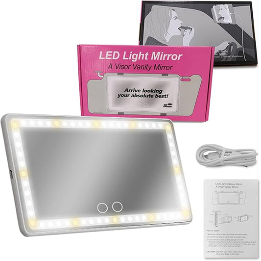 Espejo LED Premium para Autos – Elegancia al Volante.