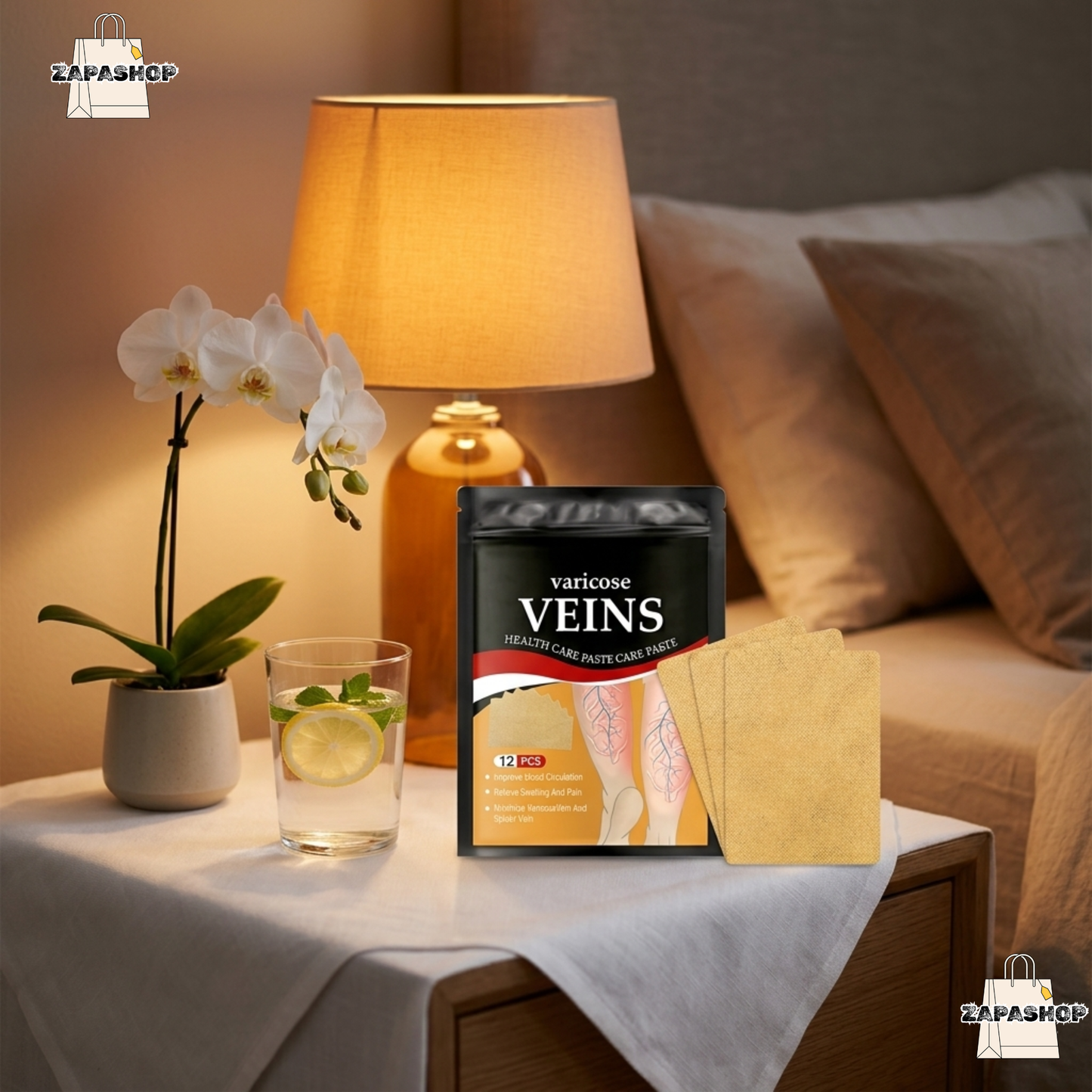 🌿 Parches para Várices — Alivio Natural, Piernas Ligeras desde la Primera Noche