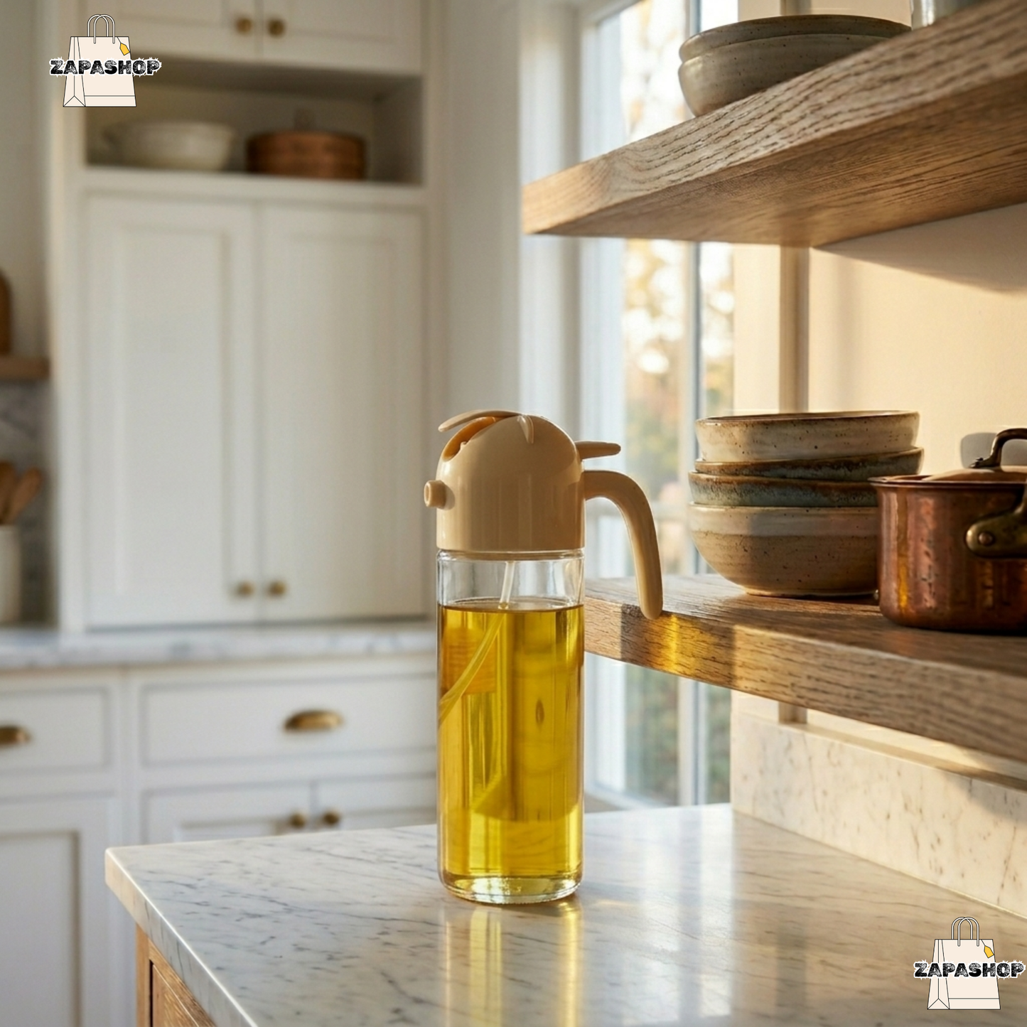 🎁 COMBO 2x1 | Aceitera Spray y Dispensador Diseño Oso | Air Fryer & BBQ
