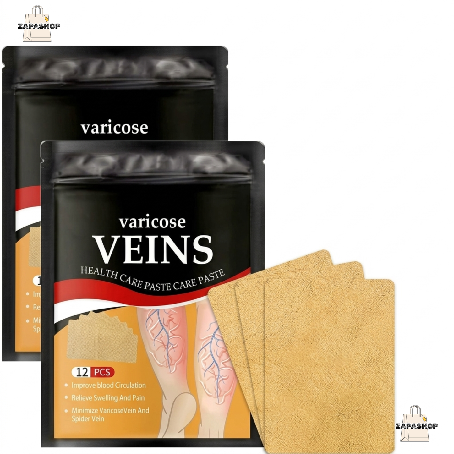 🌿 Parches para Várices — Alivio Natural, Piernas Ligeras desde la Primera Noche