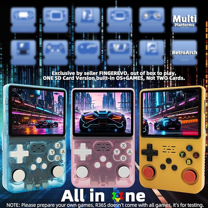 Consola de video juego r36s