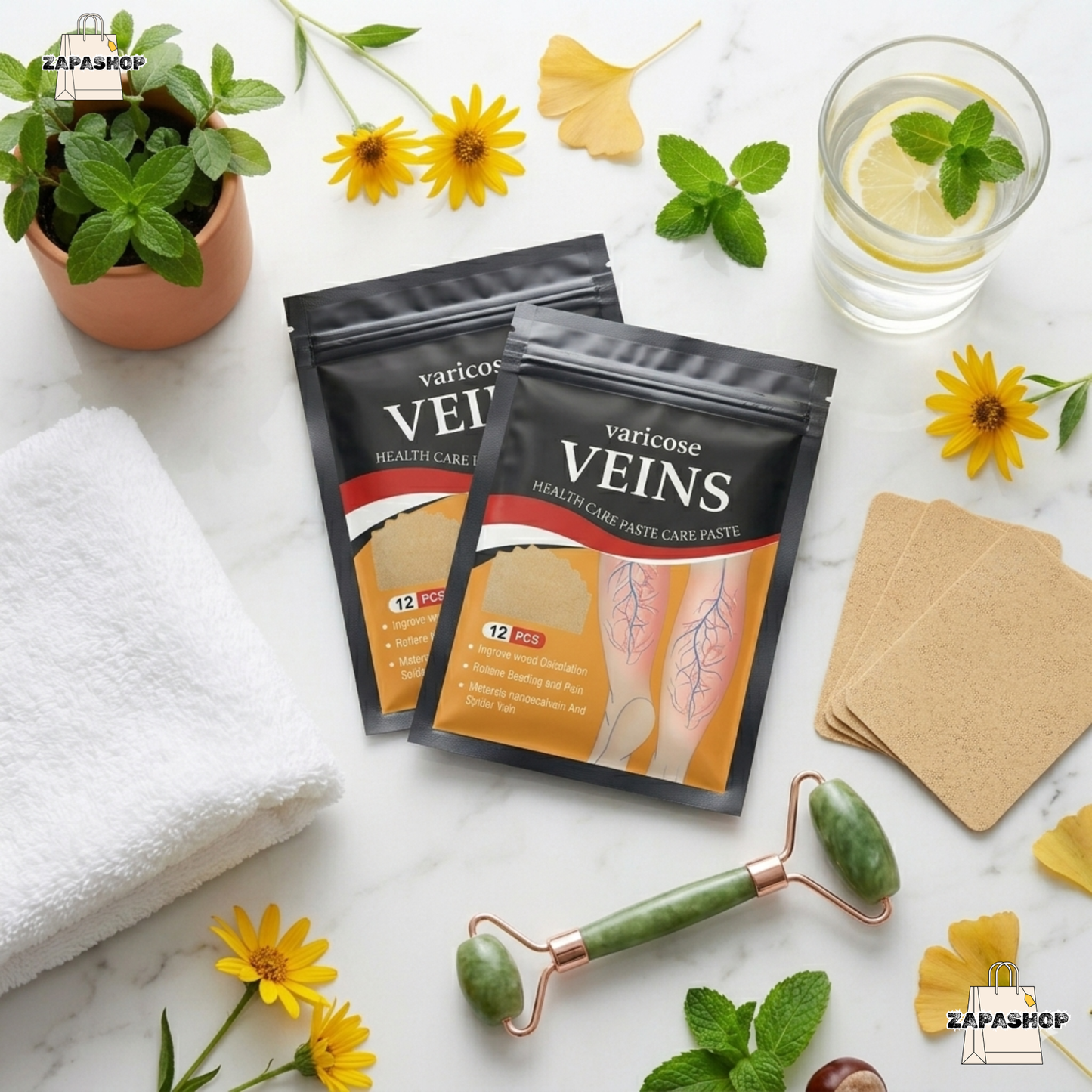 🌿 Parches para Várices — Alivio Natural, Piernas Ligeras desde la Primera Noche