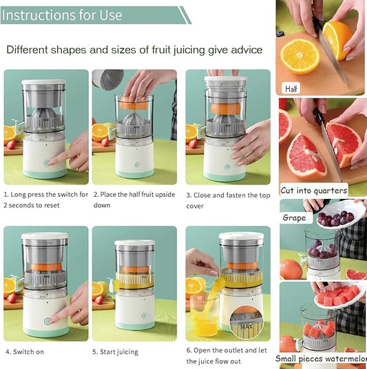 EXPRIMIDOR DE JUGO RECARGABLE