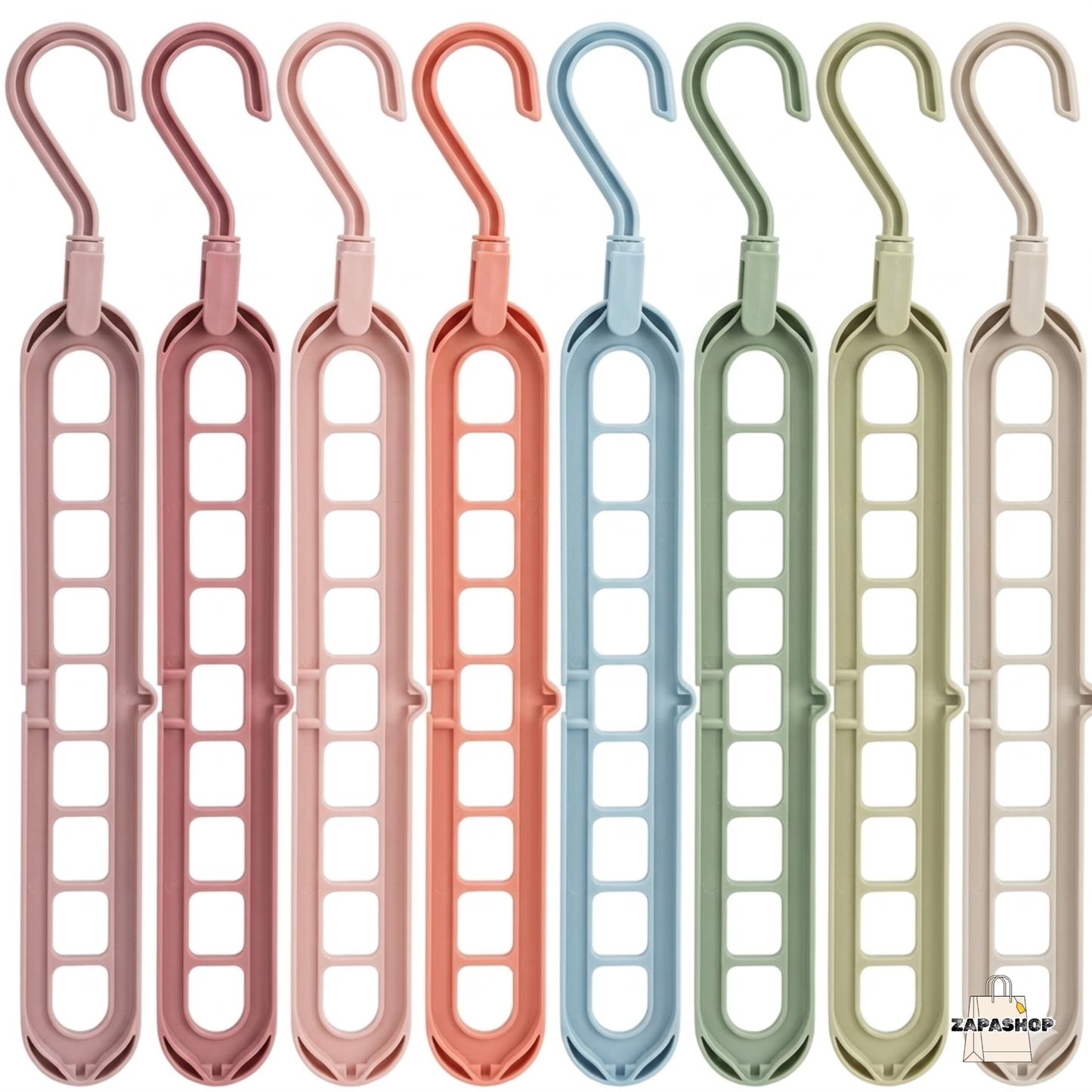 Perchas Organizadoras 5 en 1 — Más Espacio, Más Orden