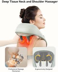 MASAJEADOR DE CUELLO AJUSTABLE- ELIMINA EL ESTRES Y EL DOLOR .