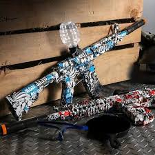 PISTOLA M4 VIPER DE HIDROGEL AUTOMATICA Y RECARGABLE