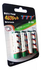 PILAS RECARGABLE AA 2700 MAH TTT