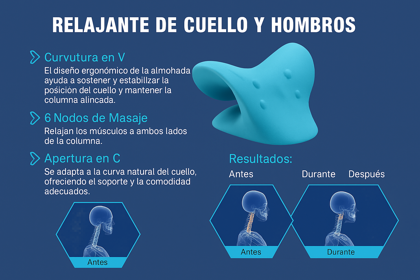 ALMOHADA RELAJANTE DE CUELLO